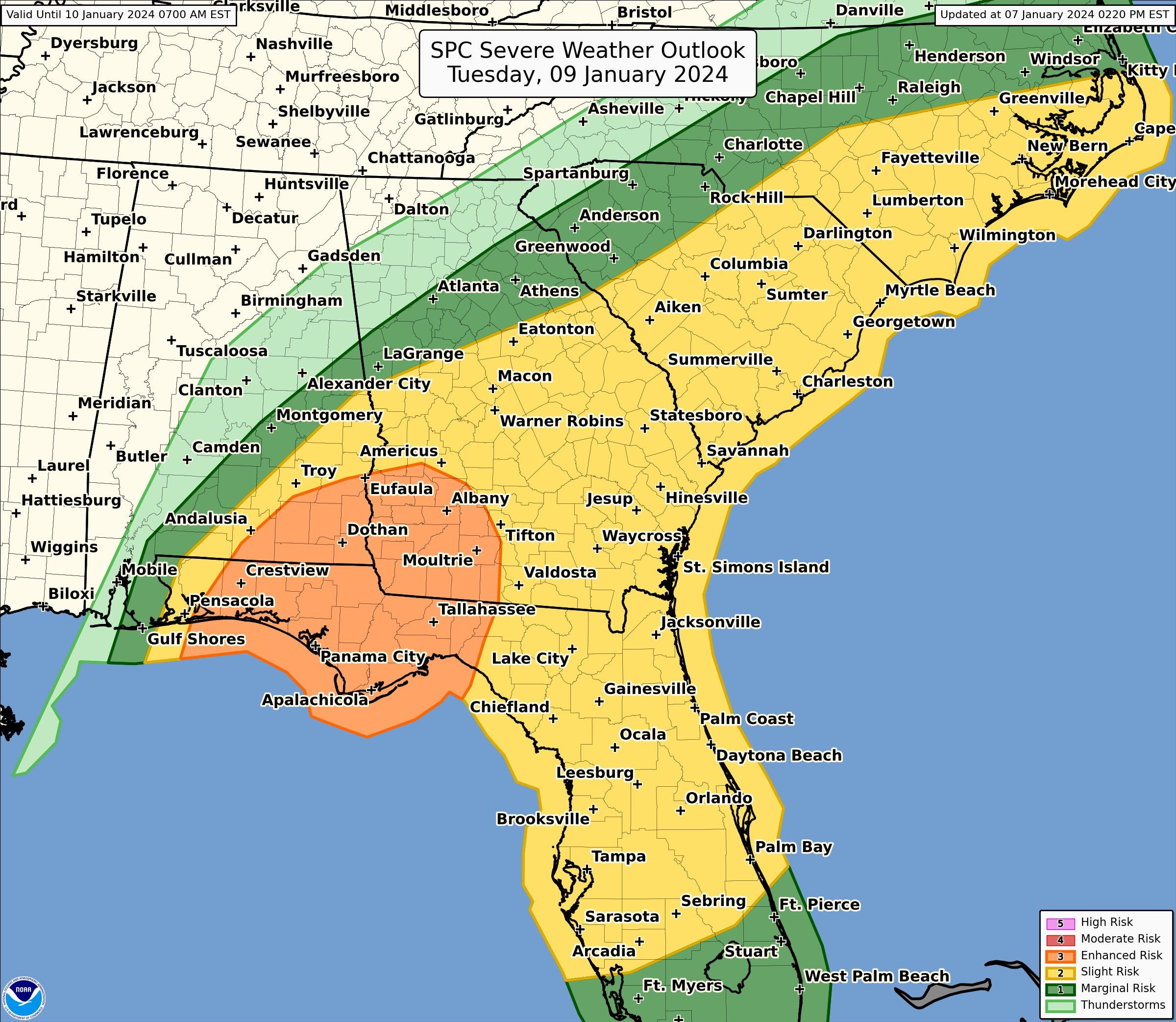 National Weather Service Confirms Multiple Tornadoes Punched Florida ...