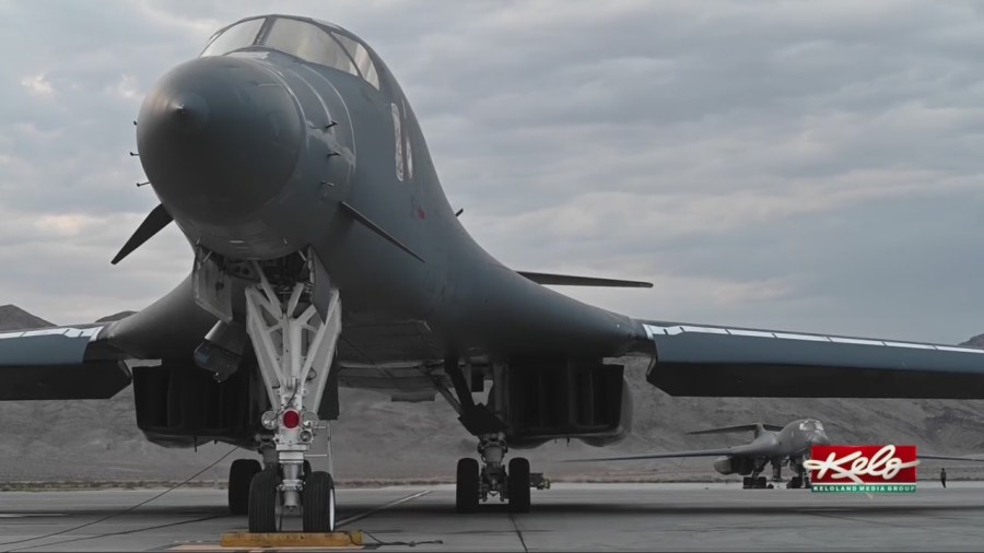 Civil Air Patrol Photographing B-1 Bomber Crash At Ellsworth Air Force Base