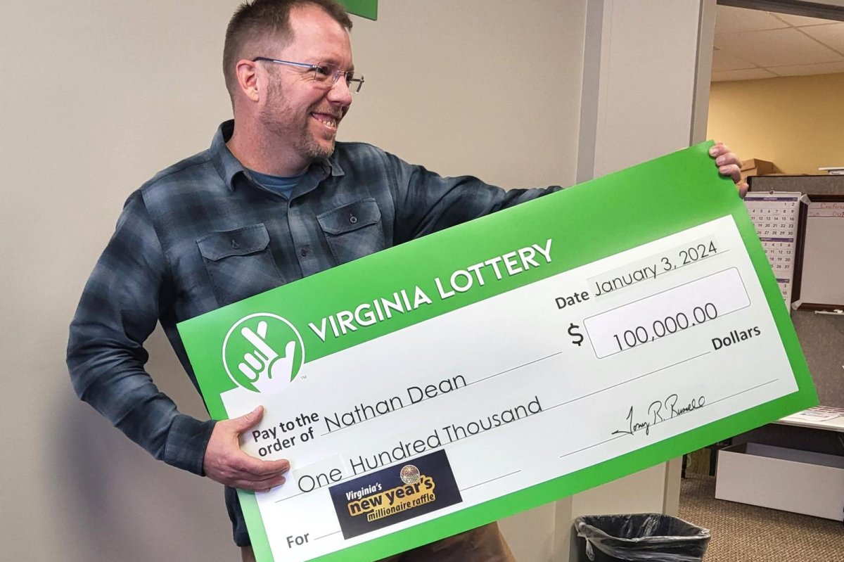 Man wins Virginia's New Year's Millionaire Raffle prize for the second time