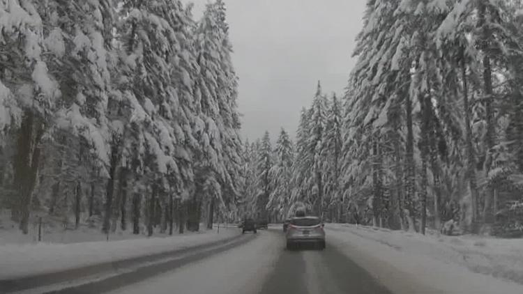 Rare Blizzard Warning For Cascades; Travelers Should Avoid Driving Over ...