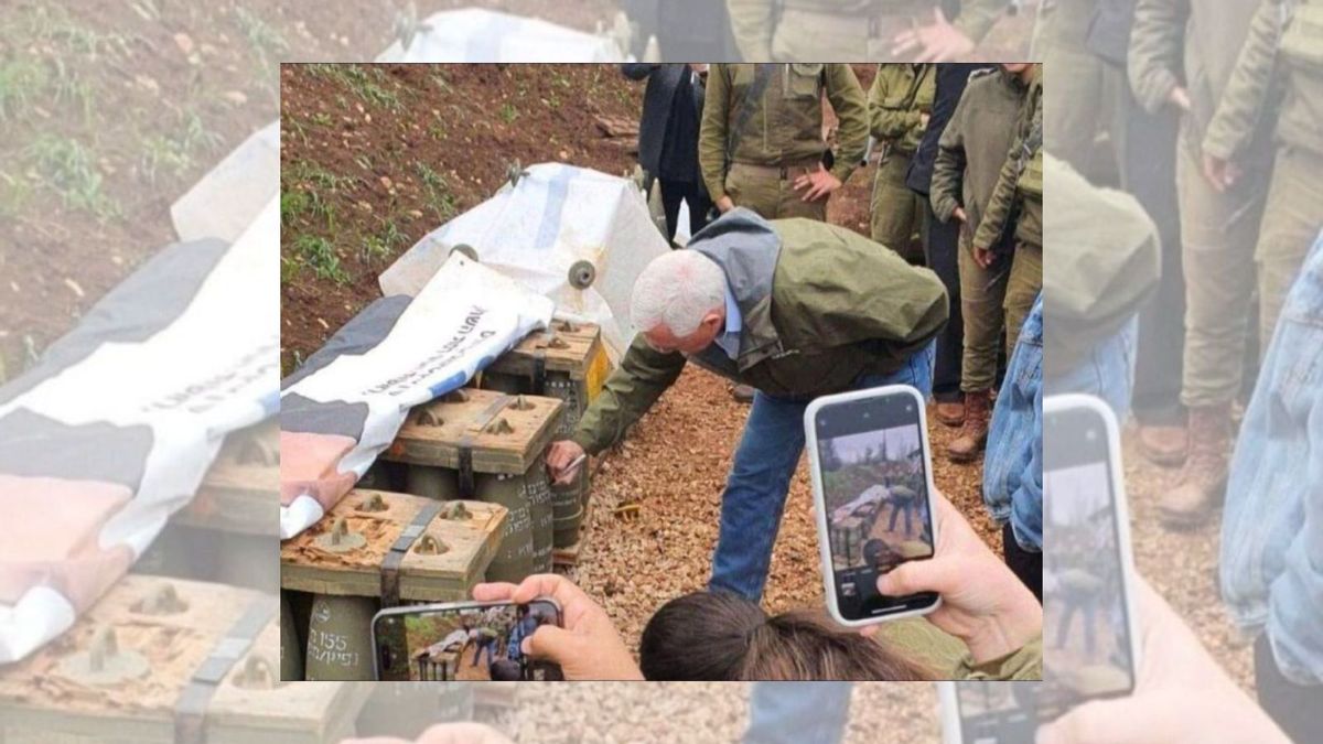 fact check: here's the truth about a pic allegedly showing mike pence signing an israeli artillery shell