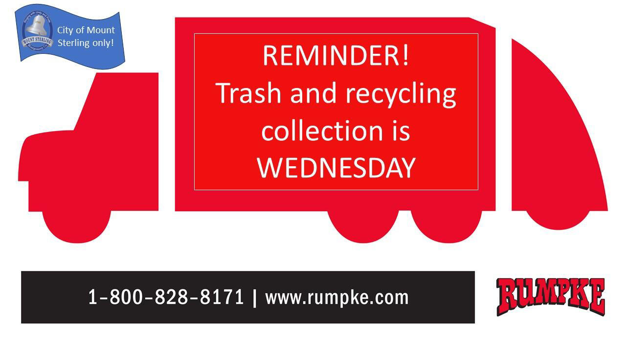 City residents Rumpke Waste & Recycling will resume normal pickup of