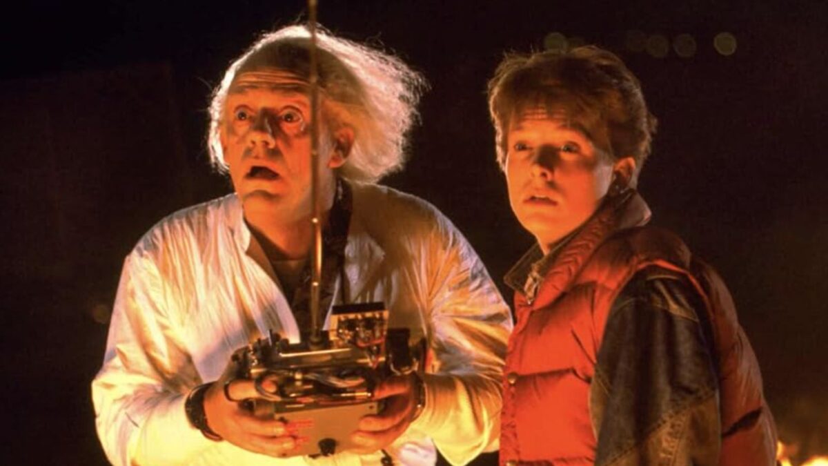 <p>“Back to the Future,” a 1985 classic sci-fi comedy directed by Robert Zemeckis, stars Michael J. Fox as Marty McFly, a teenager who accidentally travels back in time to the 1950s using a DeLorean car converted into a time machine by his eccentric scientist friend, Dr. Emmett Brown. In the past, Marty must ensure his teenage parents-to-be meet and fall in love, to safeguard his own existence, navigating the challenges of a different era with humor and ingenuity.</p>