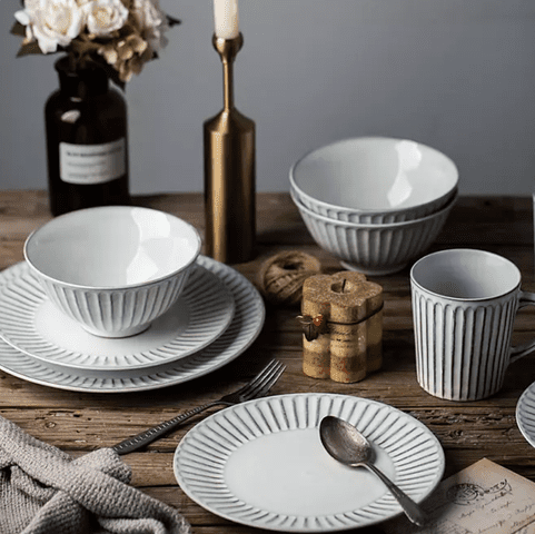 sam's club is selling a 24-piece stoneware dinner set that looks twice the price