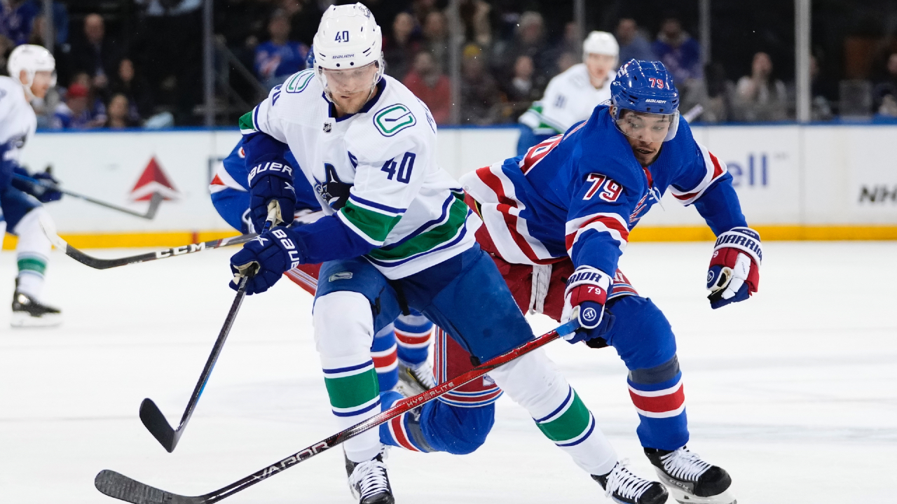 Pettersson And Hoglander Each Score Twice As Canucks Down Rangers