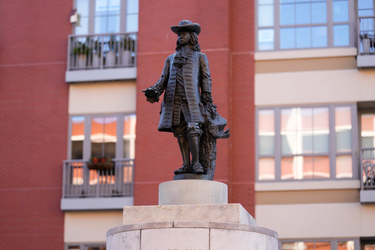 the tribes wanted to promote their history. removing william penn's statue wasn't a priority
