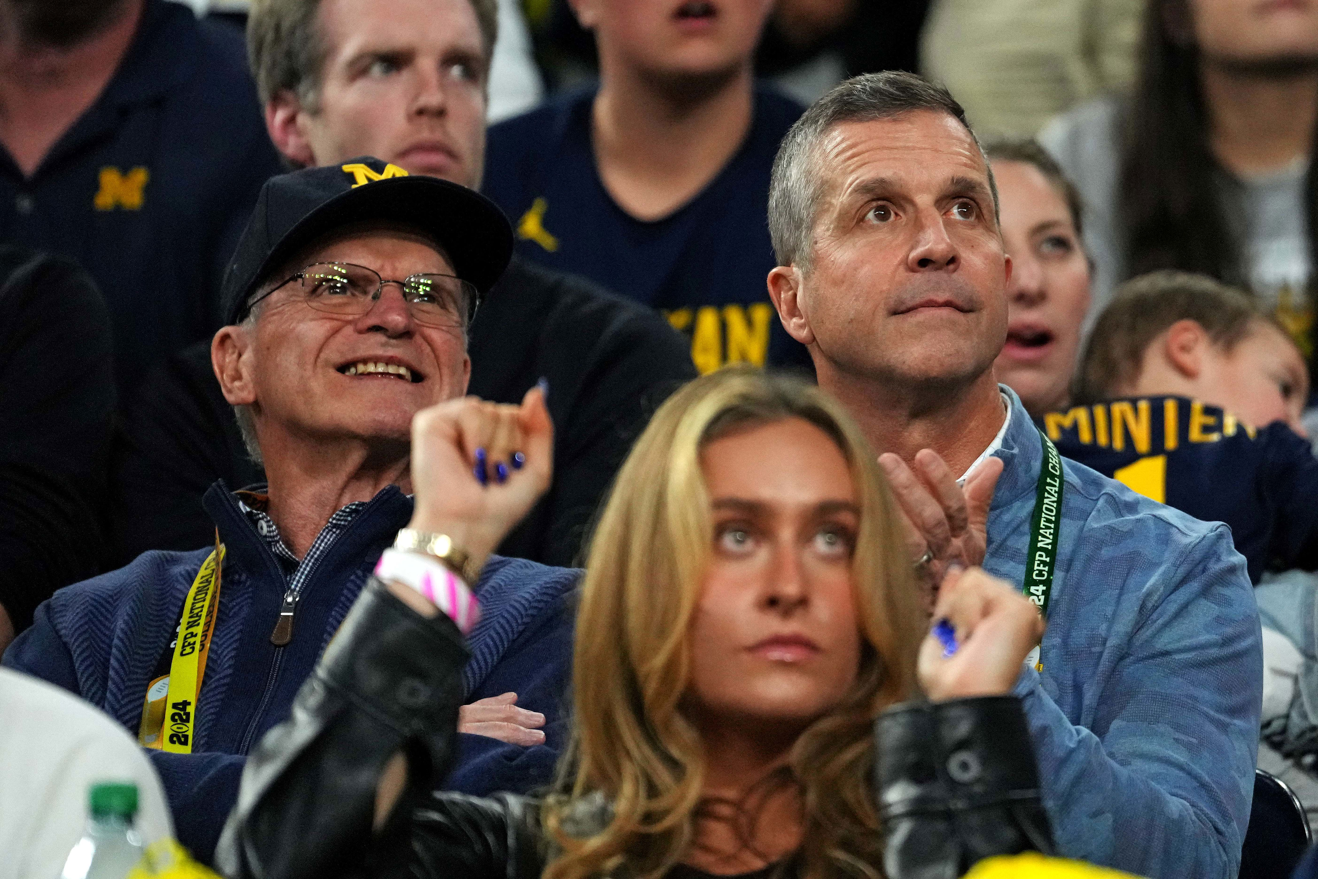 Watch: Michigan's Jim Harbaugh Brings Father Jack Up For 'Who's Got It ...