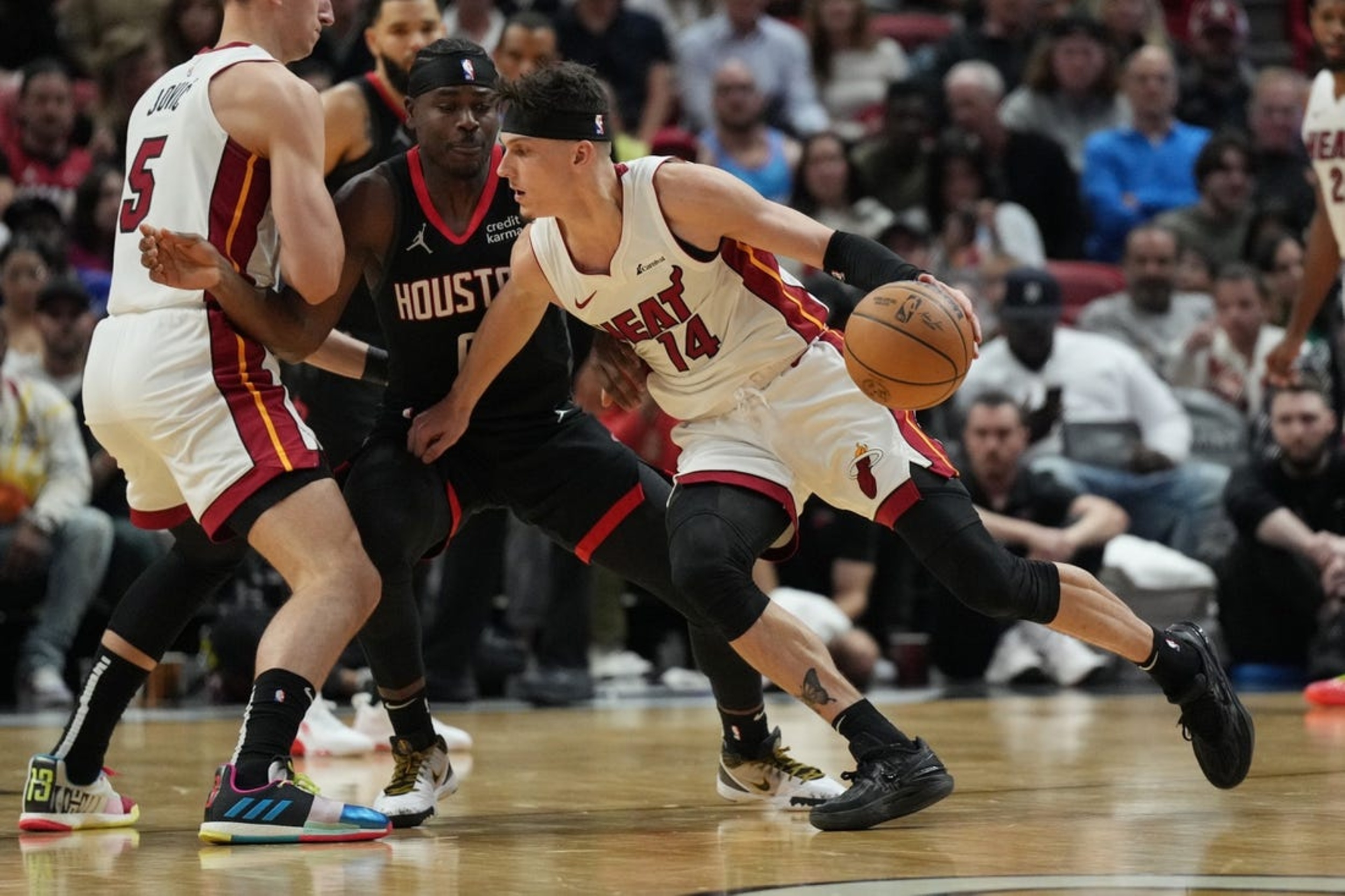 Tyler Herro, Bam Adebayo Guide Heat Past Rockets