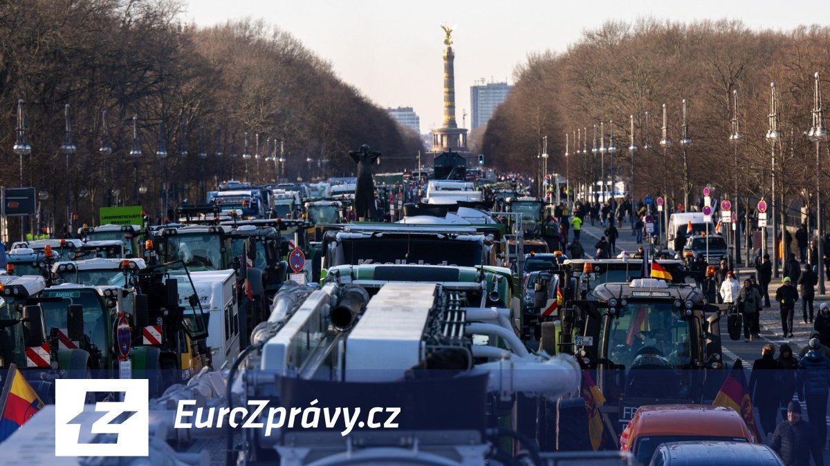v německu se očekává masivní demonstrace zemědělců. chtějí zablokovat berlín