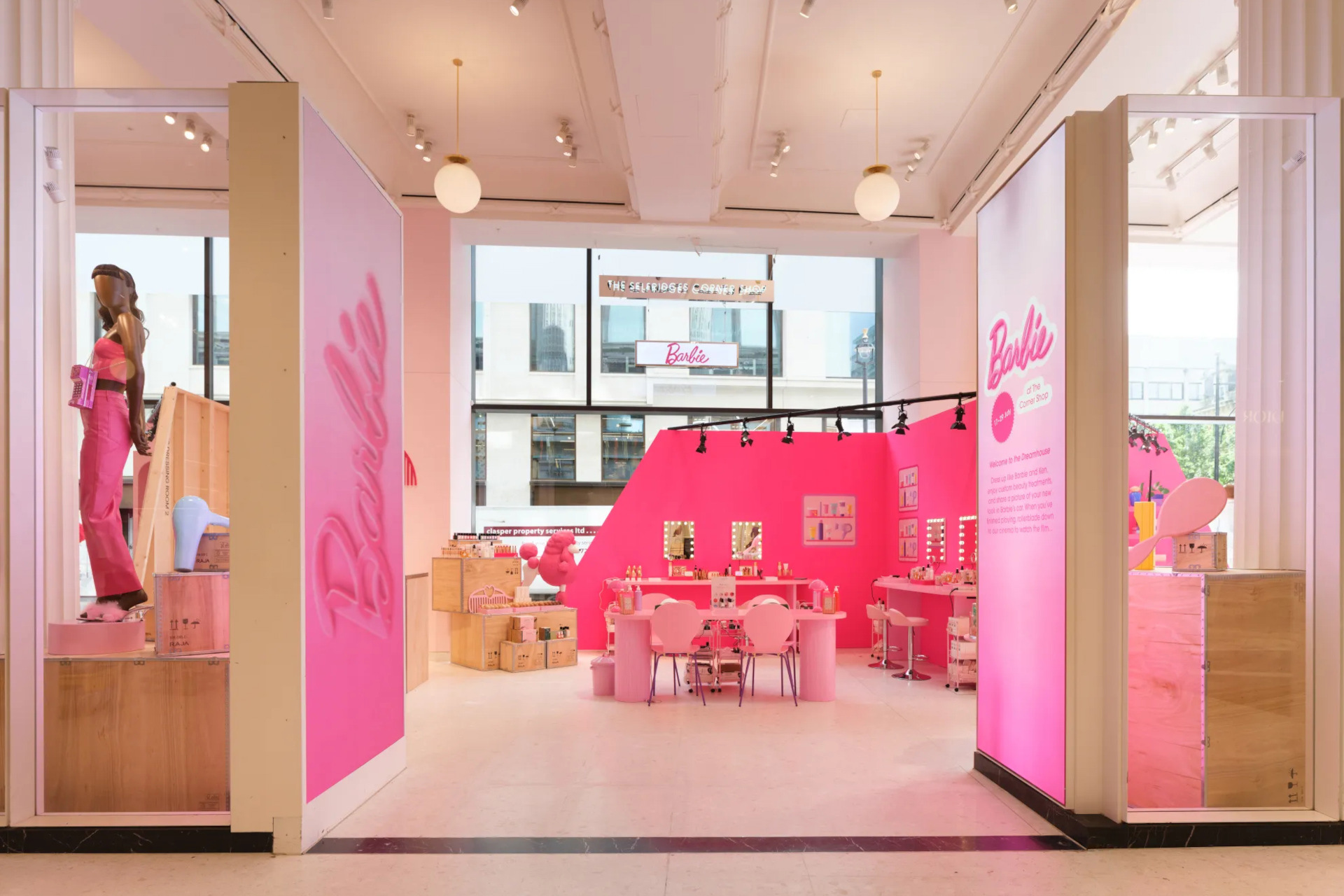 Barbie Takes Over Selfridges Ahead Of Live Action Film