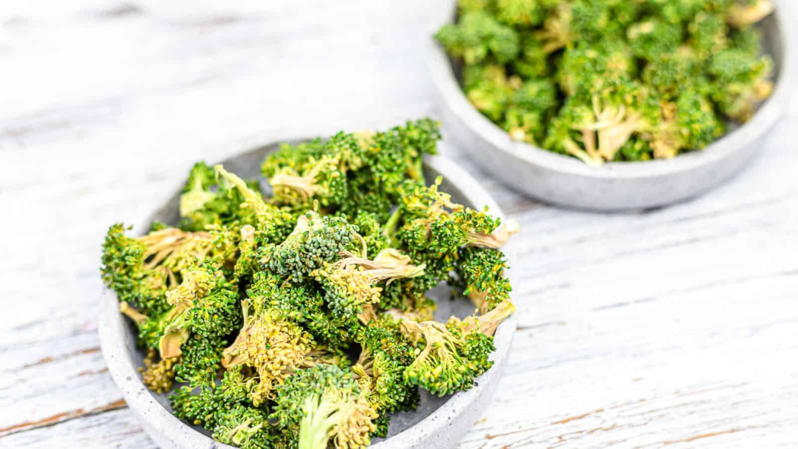 <p>Forget about boring veggies – Dehydrated Broccoli is here to redefine your snacking experience. These bite-sized broccoli pieces are dehydrated to perfection, offering a filling and guilt-free way to enjoy the goodness of greens. Dive into a crunchy twist on snacking that’s as simple as it is delicious. Say hello to broccoli in a whole new light!<br><strong>Get the Recipe: </strong><a href="https://www.lowcarb-nocarb.com/dehydrated-broccoli/?utm_source=msn&utm_medium=page&utm_campaign=msn">Dehydrated Broccoli</a></p>