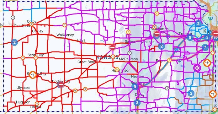 Kansans Warned Against Travel As Snow Continues Closures Of State Roadways   AA1mH30r.img