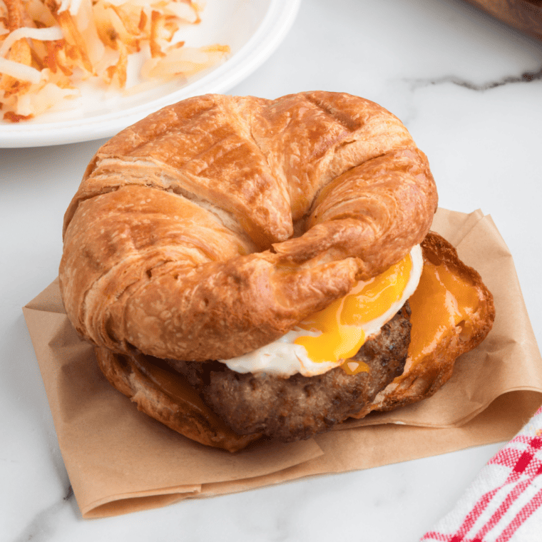 Burger King Sausage Egg And Cheese Croissan’wich