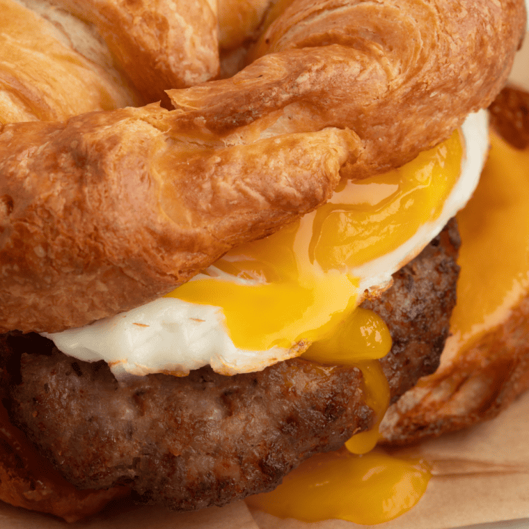 Burger King Sausage Egg And Cheese Croissan’wich