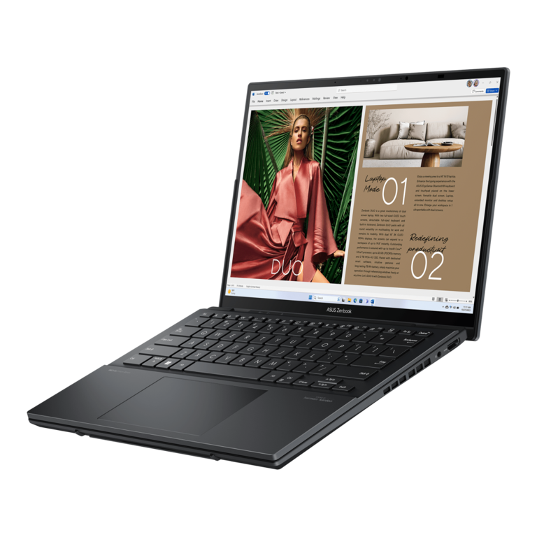 ASUS anuncia Zenbook Duo 2024 com duas telas e teclado retroiluminado