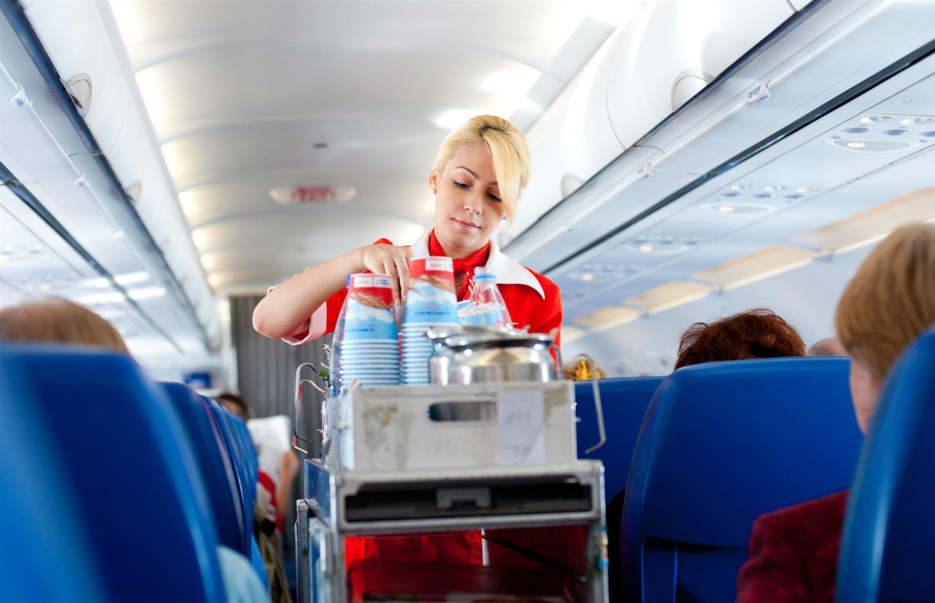 <p>Some airlines give you wine and spirits in bottles rather than pouring them straight into your glass. Many travelers will save a bottle or two for later, and that's perfectly fine – just ask the flight attendant, rather than trying to grab anything from the trolley.</p>