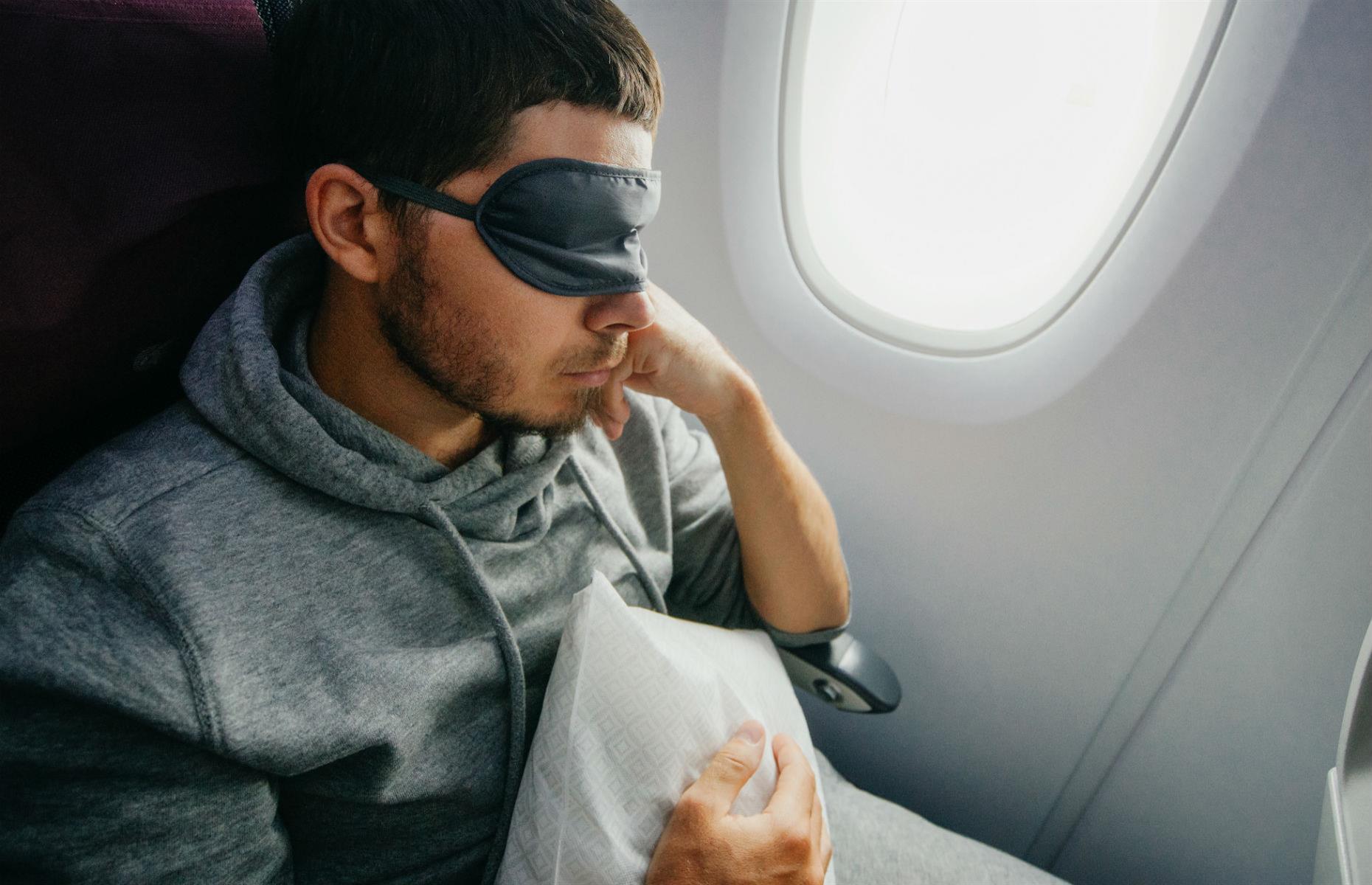 Some of the items in a plane's free comfort kit are fair game. Complimentary socks on a plane are arguably better than any free snack box, and you can safely take them home knowing no one else’s smelly feet have been inside them. Our favorite?   The free eye mask. It's often a little flimsy, but it does the job.