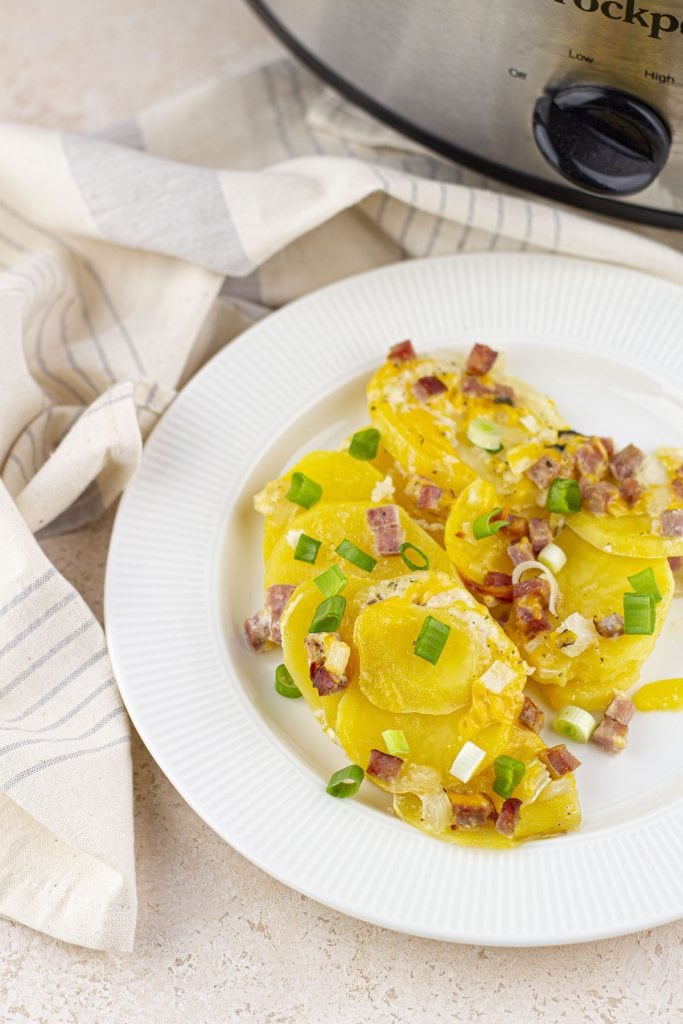 Crockpot Scalloped Potatoes And Ham