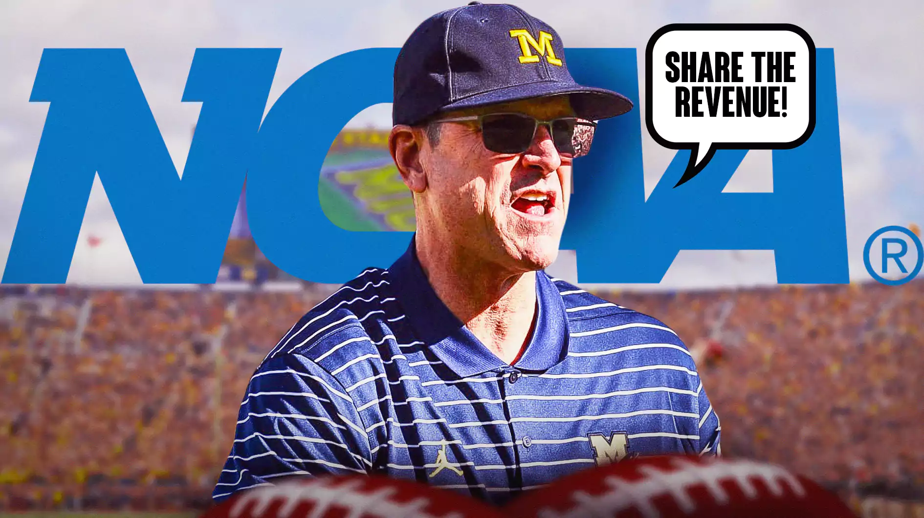 Michigan’s Jim Harbaugh Calls Out NCAA, Others For Hoarding Money From ...