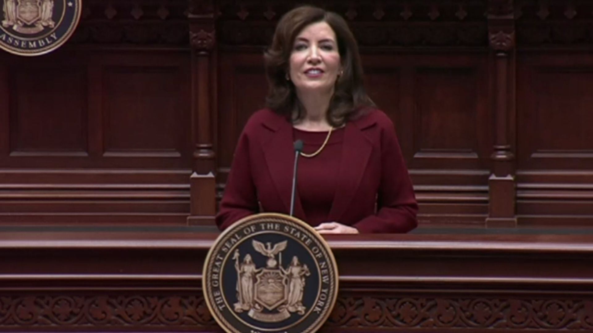 Hochul Outlines Agenda, Says State Of New York Is Strong