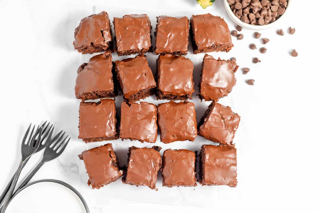 <p>Zucchini in brownies? Yep, and it’s awesome. These brownies are moist, fudgy, and have a fresh twist thanks to the zucchini. It’s a clever way to add some veggies while still enjoying a chocolate treat. They’re unique, easy to make, and hit that sweet spot just right.<br><strong>Get the Recipe: </strong><a href="https://littlehousebigalaska.com/2023/09/zucchini-brownies.html?utm_source=msn&utm_medium=page&utm_campaign=msn">Zucchini Brownies</a></p>