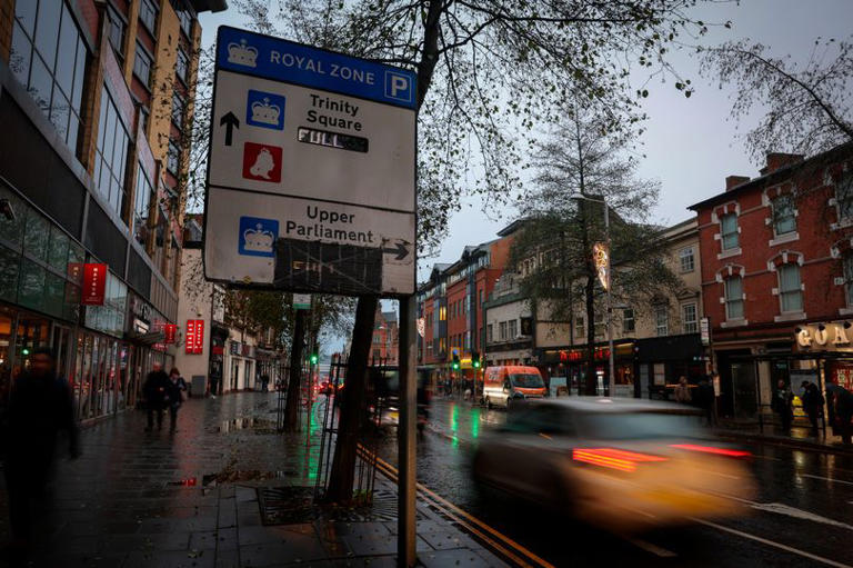 Nottingham car parking charges to rise by up to 25 per cent in attempt