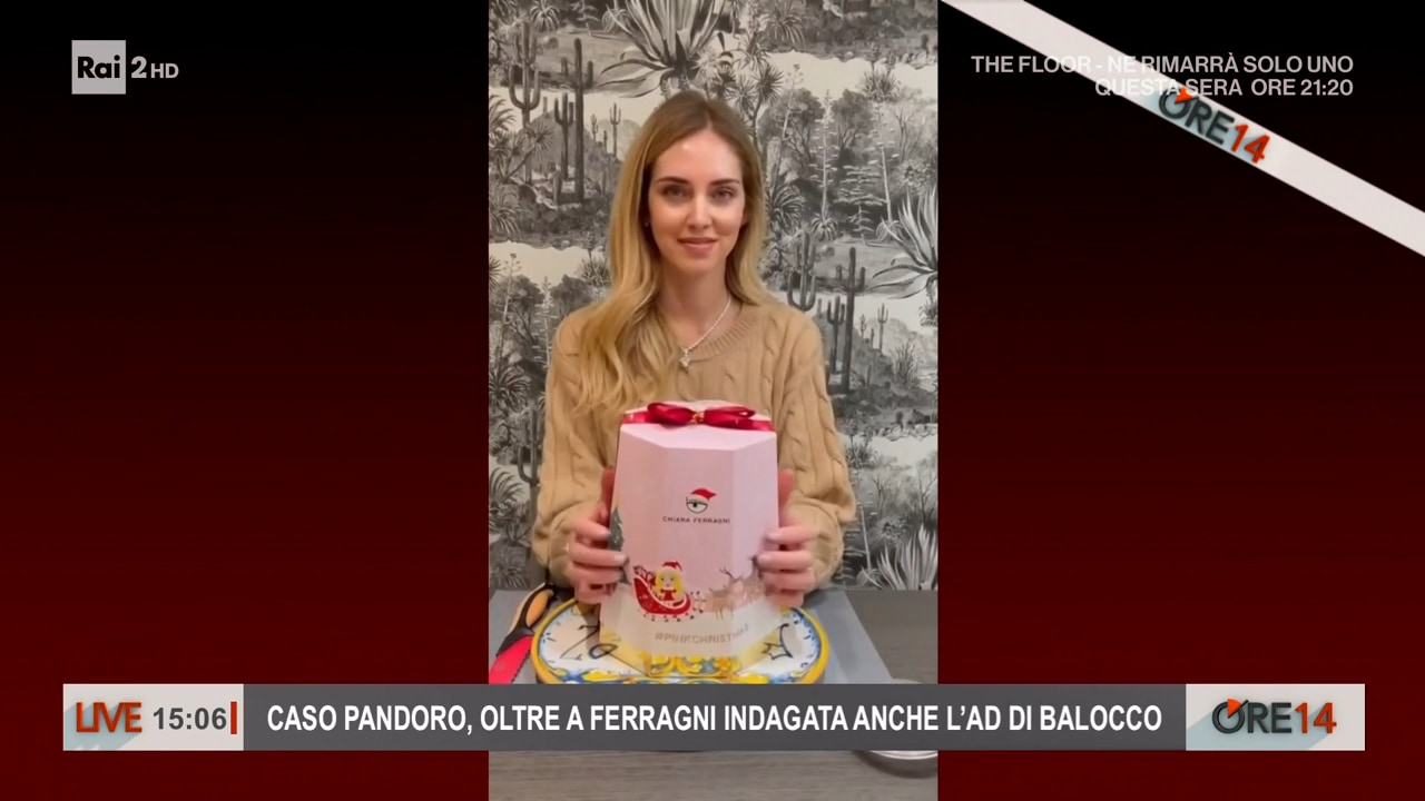 Caso Pandoro, Chiara Ferragni Indagata Per Truffa Aggravata - Ore 14 ...