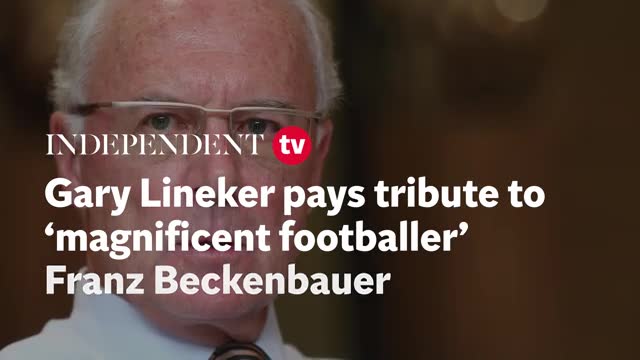 Franz Beckenbauer: Gary Lineker Pays Tribute To ‘magnificent Footballer ...