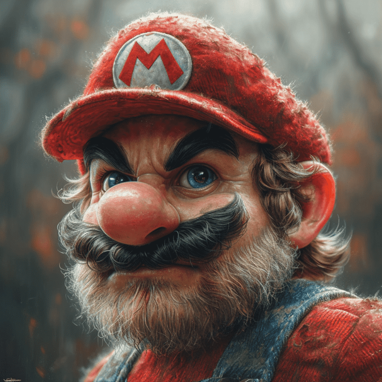 Así se vería Mario Bros en la vida real según la IA | Midjourney