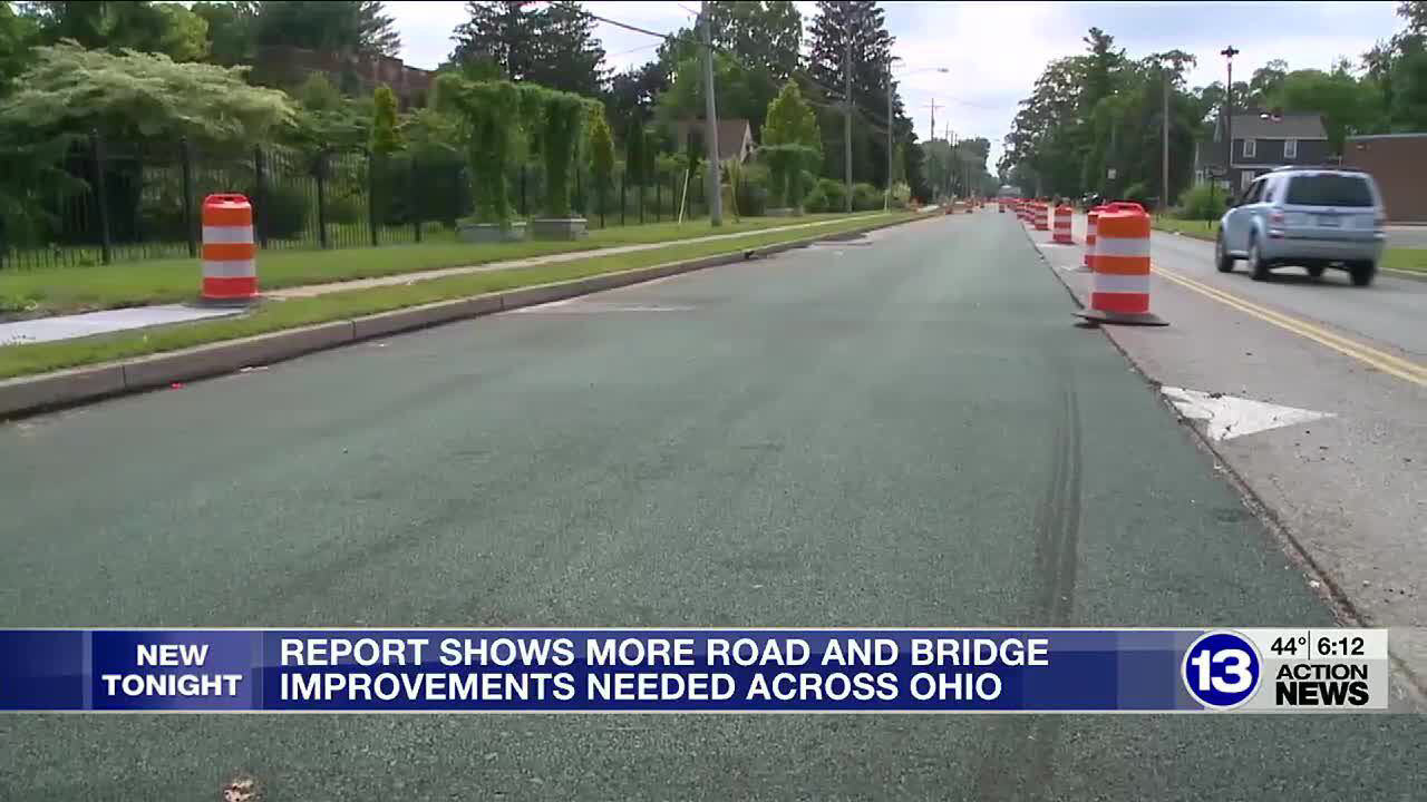 Report shows more road and bridge improvements needed across Ohio