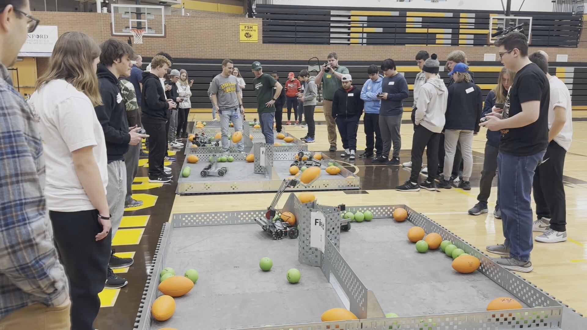 High Schoolers Put Designs To The Test At Robotics Competition