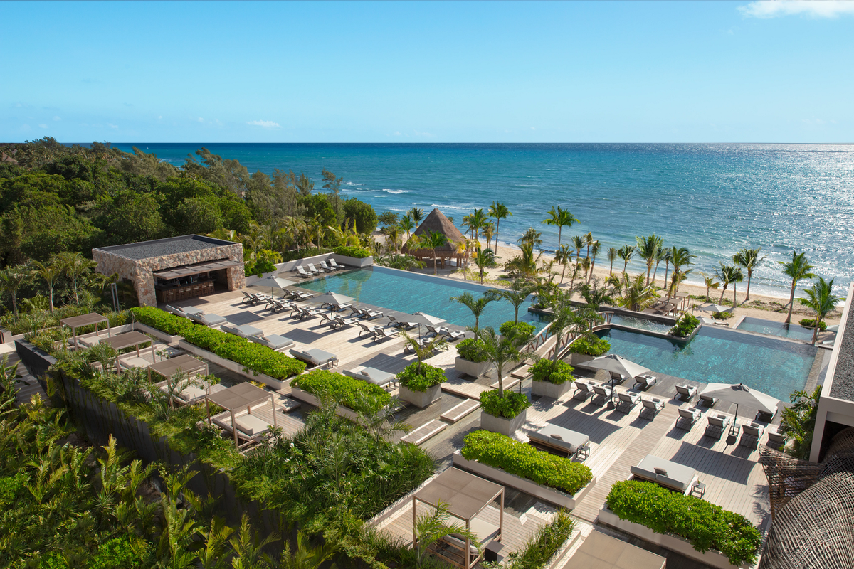 <p>Nestled along a pristine palm-lined beach, the adults-only <a href="https://www.hyattinclusivecollection.com/en/resorts-hotels/impression-by-secrets/mexico/moxche/">Impression Moxché by Secrets</a> is the definition of an ultra-luxury retreat. Guests are treated to dedicated butler service whose goal is to construct the perfect stay for you and your partner.</p><p>There’s also the Endless Privileges program that includes gourmet cuisine prepared by master chefs and paired with premium spirits, a welcome bottle of tequila or rum upon arrival, daily sparkling wine and fresh fruit, a complimentary 20-minute spa treatment and no check-in or checkout times. Onsite, take a dip in three man-made cenotes (natural pools) and seven pools, dine at 14 venues, or enjoy water activities such as kayaking, paddle boarding and sailing.</p><p><a class="body-btn-link" href="https://www.hyattinclusivecollection.com/en/resorts-hotels/impression-by-secrets/mexico/moxche/">Book Your Stay</a></p>