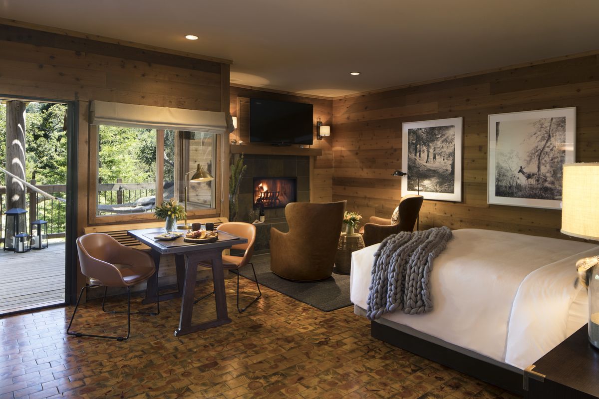 <p>Tucked among the breathtaking Californian Redwoods, <a href="https://www.ventanabigsur.com/">Alila Ventana Big Sur</a> is an adults-only sanctuary meant for couples looking to unplug from the world and reconnect with each other among nature’s majesty. The resort overlooks the jagged Pacific coastline and offers 59 secluded guest rooms and suites, some with fireplaces to kick the cozy factor up a notch, or you can go glamping in a tent cabin to truly be at one with nature.</p><p>Rates include gourmet meals with fresh ingredients from the onsite organic garden at the <a href="https://www.ventanabigsur.com/dining/the-sur-house">Sur House</a>, two pools, Japanese hot baths and certain activities like forest bathing, guided coast ridge hikes and tai chi classes.</p><p><a class="body-btn-link" href="https://www.ventanabigsur.com/">Book Your Stay</a></p>