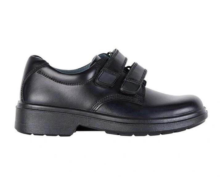 AUSTRALIAN SHEPHERD® Senior Black Leather Lace Up School Shoes