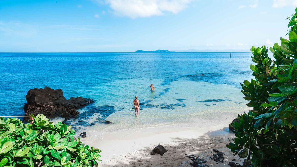 <p>Have you and your love always dreamed of vacationing on a private island? Well, you can make your dream come true at <a href="https://royaldavuifiji.com/">Royal Davui Island Resort</a>…sort of. The entire island, located in the serene Beqa Lagoon, is the resort, but you’ll have to share it with 16 beautifully designed standalone villas and bungalows. Each bungalow or villa faces the sea, guaranteeing privacy, and all have their own dedicated plunge pools and expansive decks for lounging.</p><p>In addition to meals offering the freshest catch of the day, rates include cooking classes, stand up paddle boarding, snorkeling, and Fijian cultural activities like kava ceremonies (a local beverage) and visits to a village church service.</p><p><a class="body-btn-link" href="https://royaldavuifiji.com/">Book Your Stay</a></p>