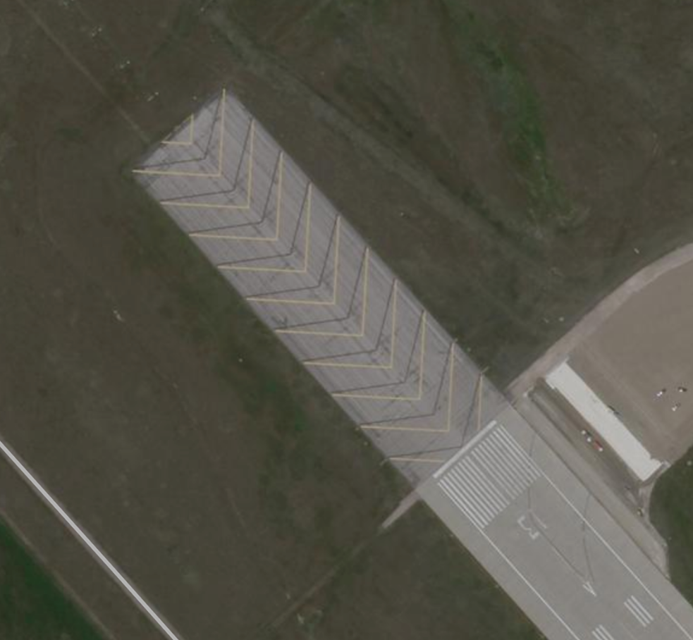 Crashed B-1B Bomber Seen In Satellite Image