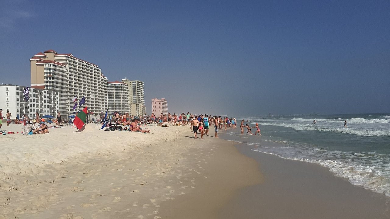 <p>Gulf Shores, Alabama, is an excellent option for beach enthusiasts who love soft white sand between their toes and warm waves crashing against the shore. You can also venture into Gulf State Park, where nature lovers can explore hiking trails and fishing spots and embrace the natural beauty surrounding this beautiful town.</p>