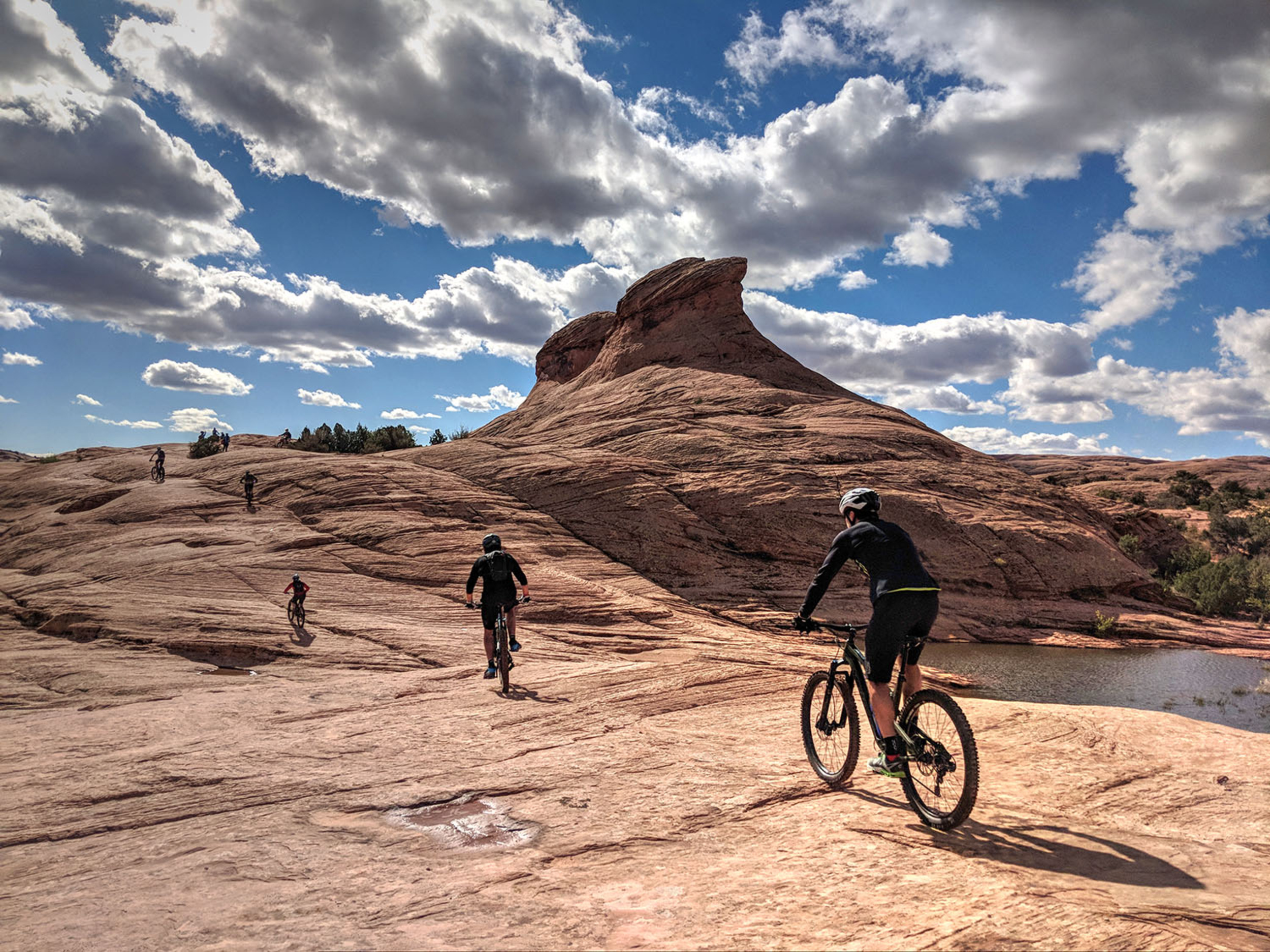 <p>Moab is a world-class destination for mountain biking. If you're a more experienced rider, there's no better place to ride than Slick Rock trail, which is basically a skate park made of rock. </p><p><a href='https://www.msn.com/en-us/community/channel/vid-cj9pqbr0vn9in2b6ddcd8sfgpfq6x6utp44fssrv6mc2gtybw0us'>Follow us on MSN to see more of our exclusive lifestyle content.</a></p>