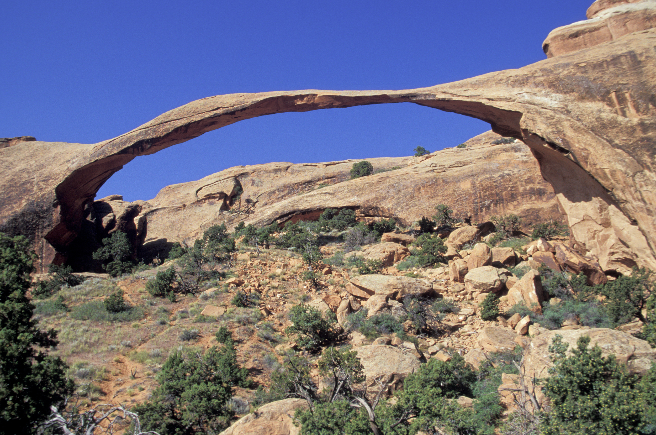 <p>The two main attractions on this hike are a couple of rock formations. First, there's Landscape Arch, a 90-foot arch that spans across the horizon like a contrail. Then, there's Double O' Arch, a 30-foot arch that stacks two arches on top of each other like pancakes. Both are worth checking out. So are the many trails along the way. </p><p>You may also like: <a href='https://www.yardbarker.com/lifestyle/articles/20_ways_to_make_your_home_naturally_smell_amazing_010924/s1__35768840'>20 ways to make your home naturally smell amazing</a></p>