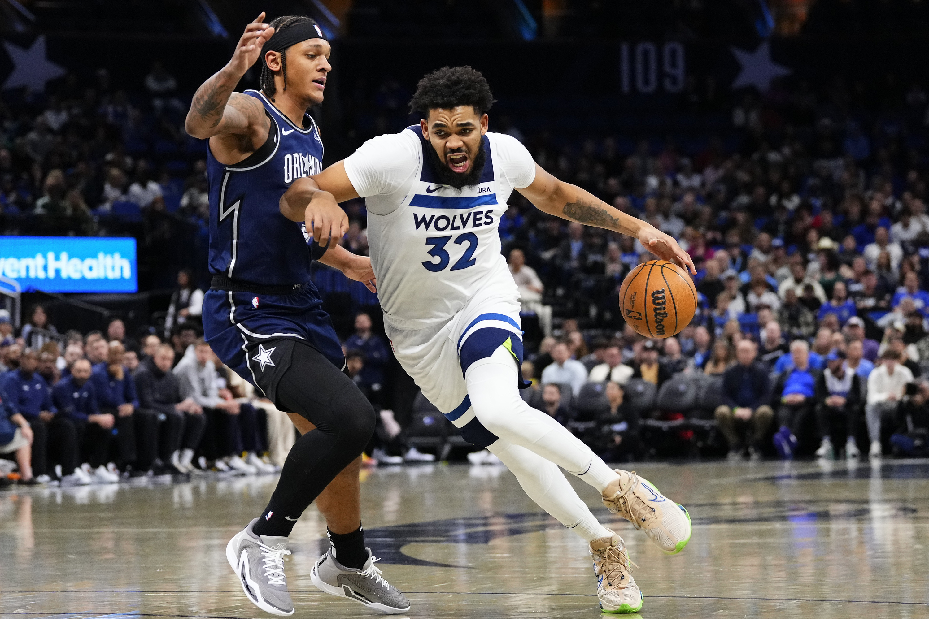 Timberwolves Run Past Magic, 113-92, Behind Karl-Anthony Towns, Rudy Gobert