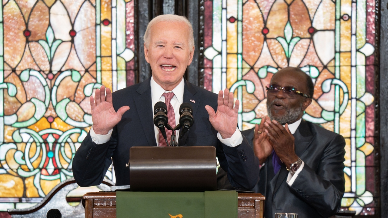 Biden Condemns 'poison' Of White Supremacy In Appeal To Black Voters