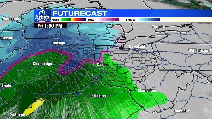 Mainly Dry, Cloudy This Afternoon; More Rain, Snow Chances To End Week