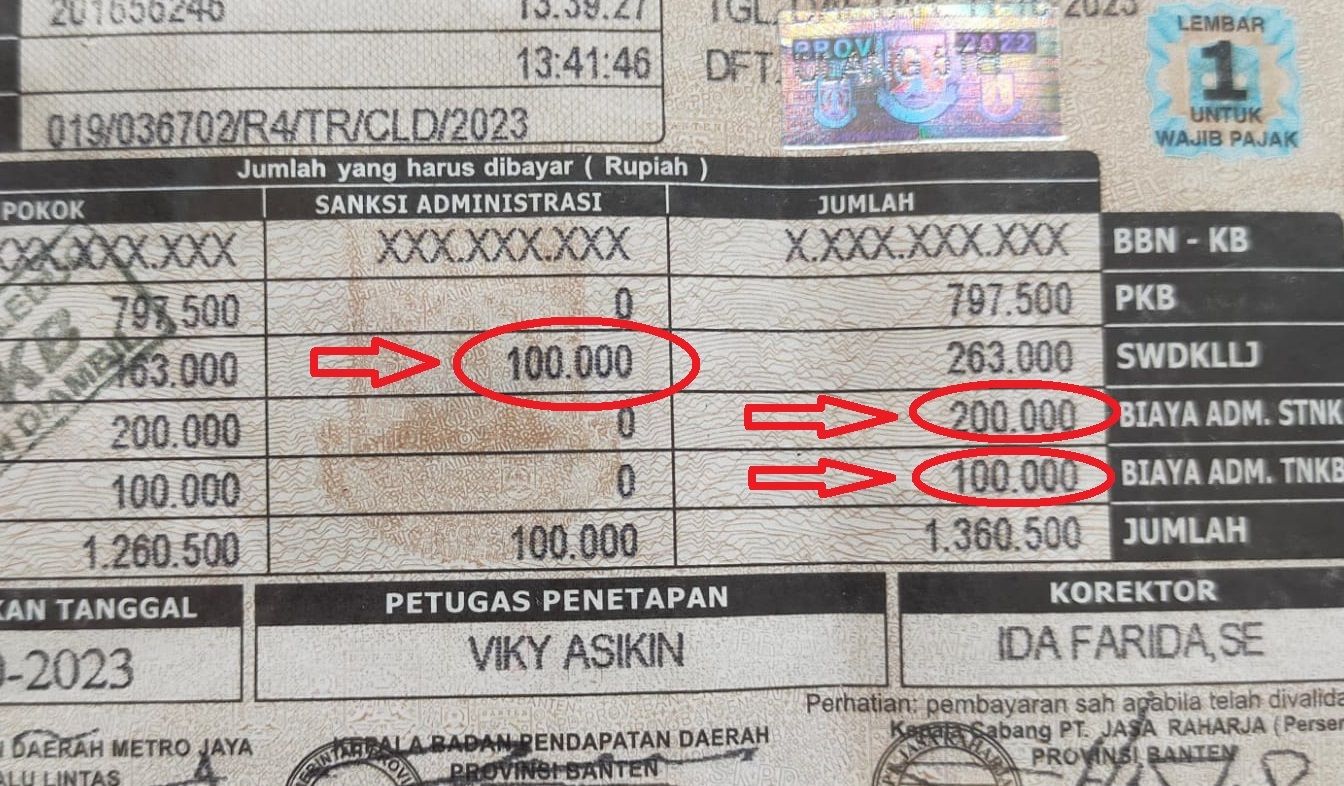 Abaikan Calo, Rumus Ini Jadi Patokan Menghitung Denda Telat Pajak Mobil