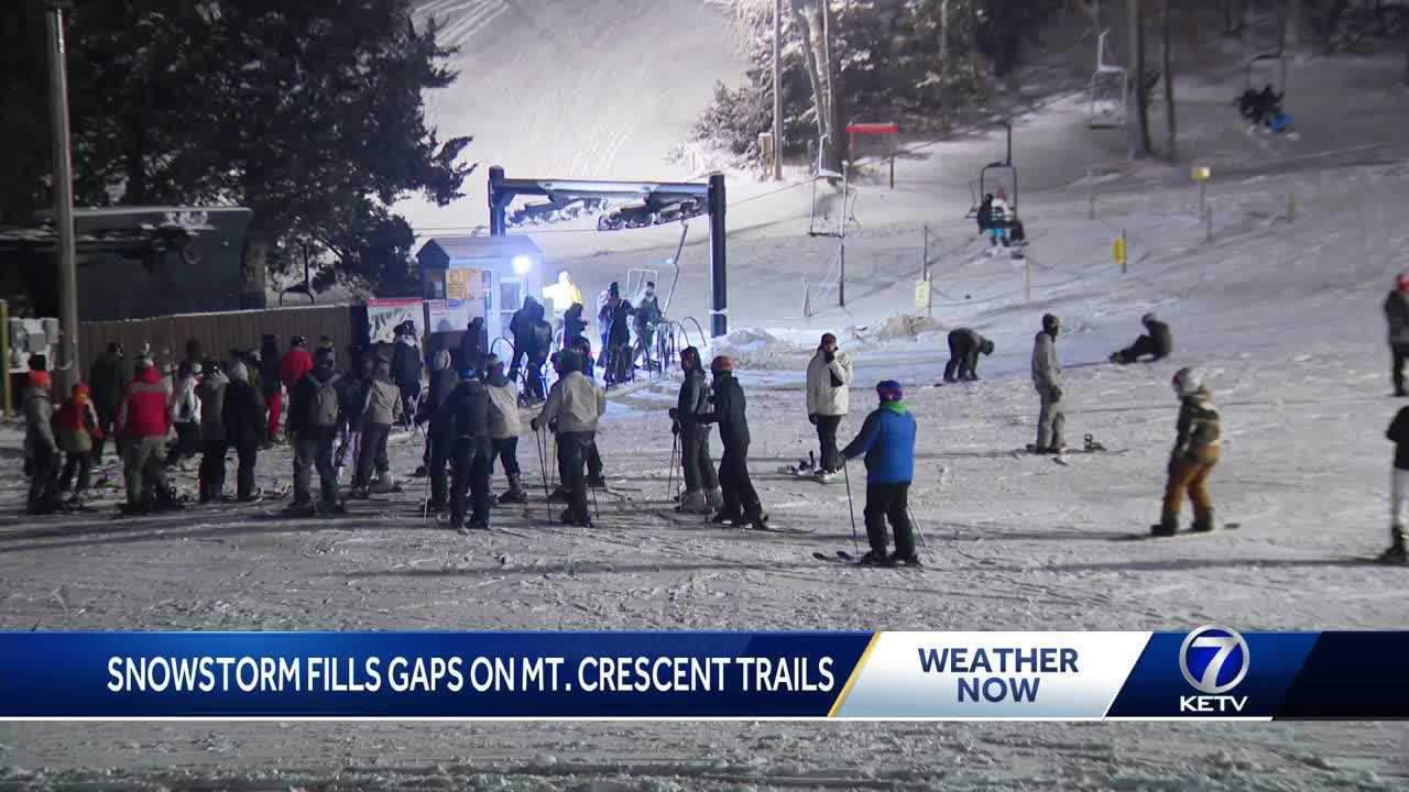 Snowstorm helps fill in gaps on Mt. Crescent trails