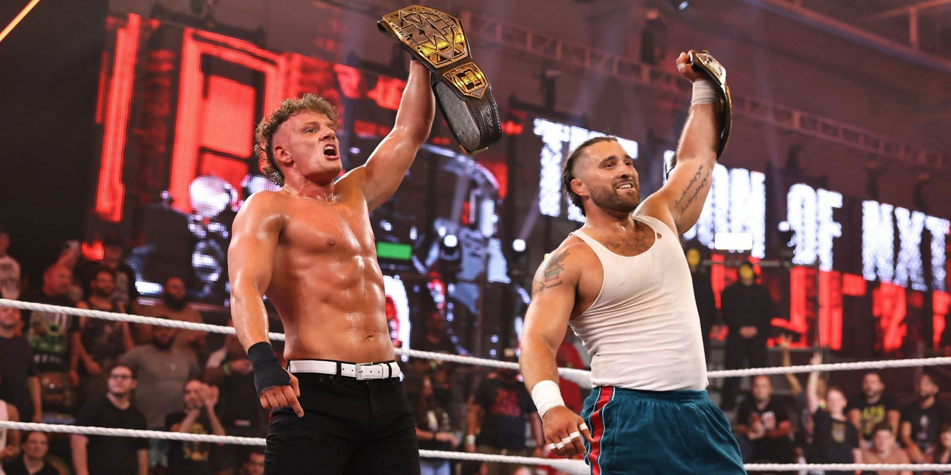 Tony D'Angelo and Stacks retain WWE NXT Tag Team Championship despite ...