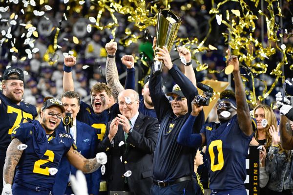 Champion Michigan Wolverines Return Home To Joyous Fans