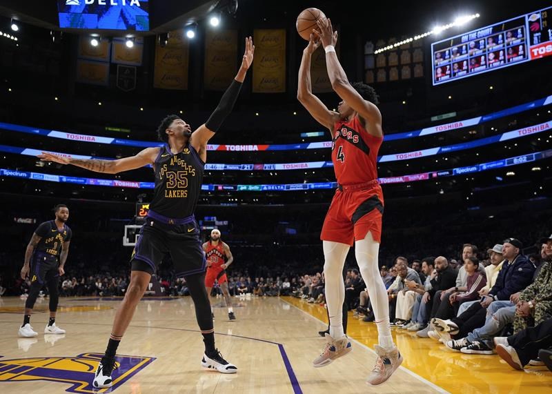 anthony davis scores 41, lakers hold off raptors 132-131 for first back-to-back wins in a month