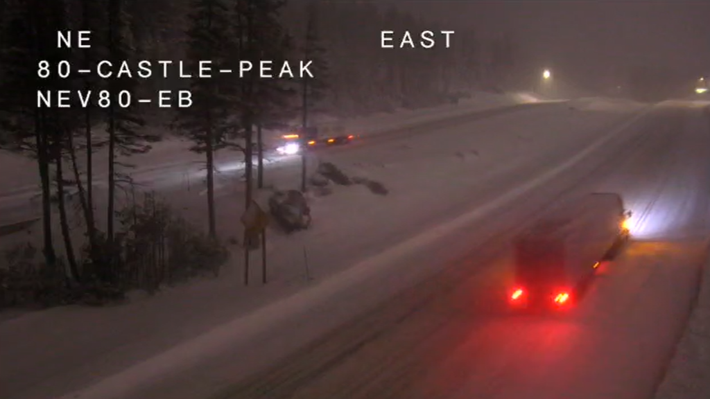 I-80 Chain Controls Back Up In High Sierra; Heavy Snow Storm Expected ...