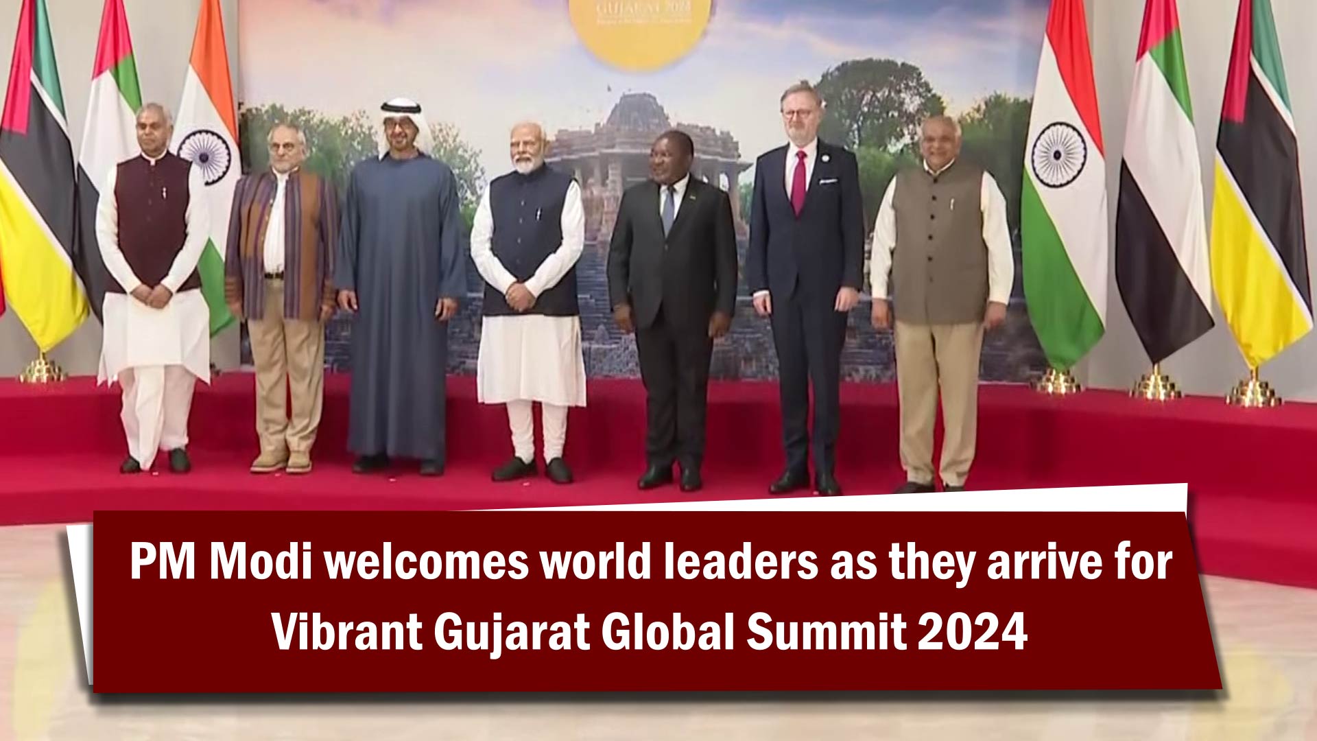 PM Modi Welcomes World Leaders As They Arrive For Vibrant Gujarat ...