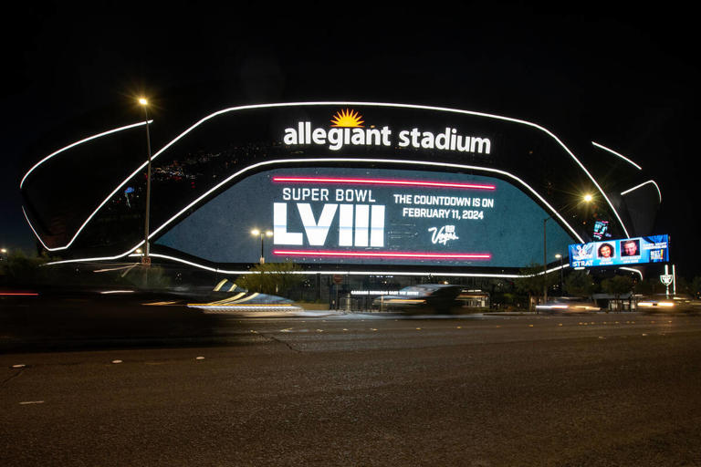 ‘We’re in the red zone’ NFL takes over Allegiant Stadium as Super Bowl